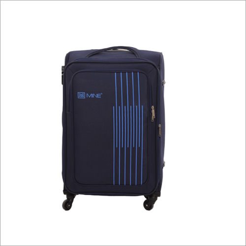 Mine Trolley Bag Wheels Navy Blue Design: Modern