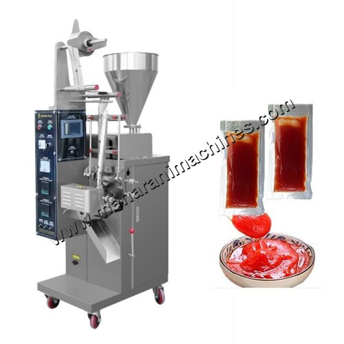 Sauce Packing Machine - Stainless Steel, 5 min Heating Time, 230 V , Automatic Grade - Highly Efficient, Less Power Consumable, Heavy Duty, Durable, Rust Proof