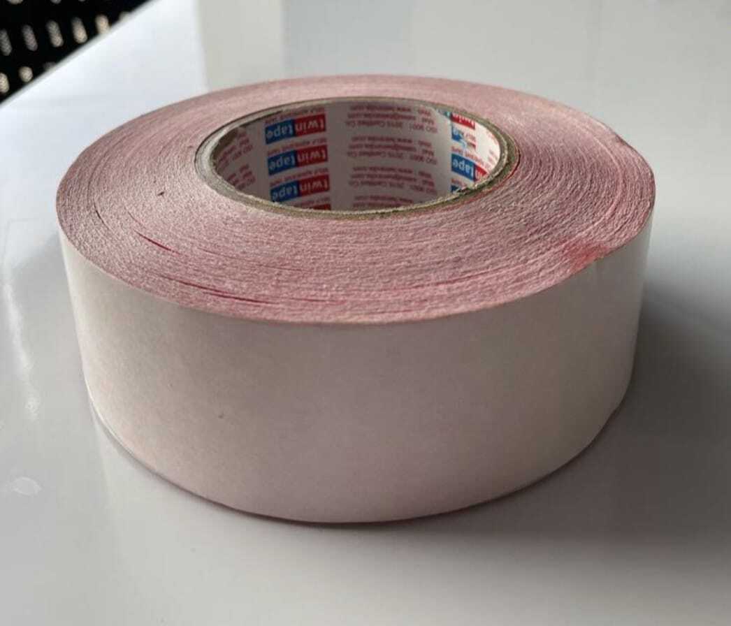 Double Sided Polyester Tape - 24mm X 50m | Transparent Film, High Tack Adhesive, Ideal For Splicing And Mounting Applications, Easy Release Paper Liner