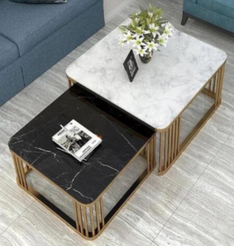 Ss202 मार्बल टॉप सेंटर टेबल असेंबली की आवश्यकता नहीं है