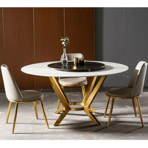 6 Feet Ss Marble Top Dining Table No Assembly Required