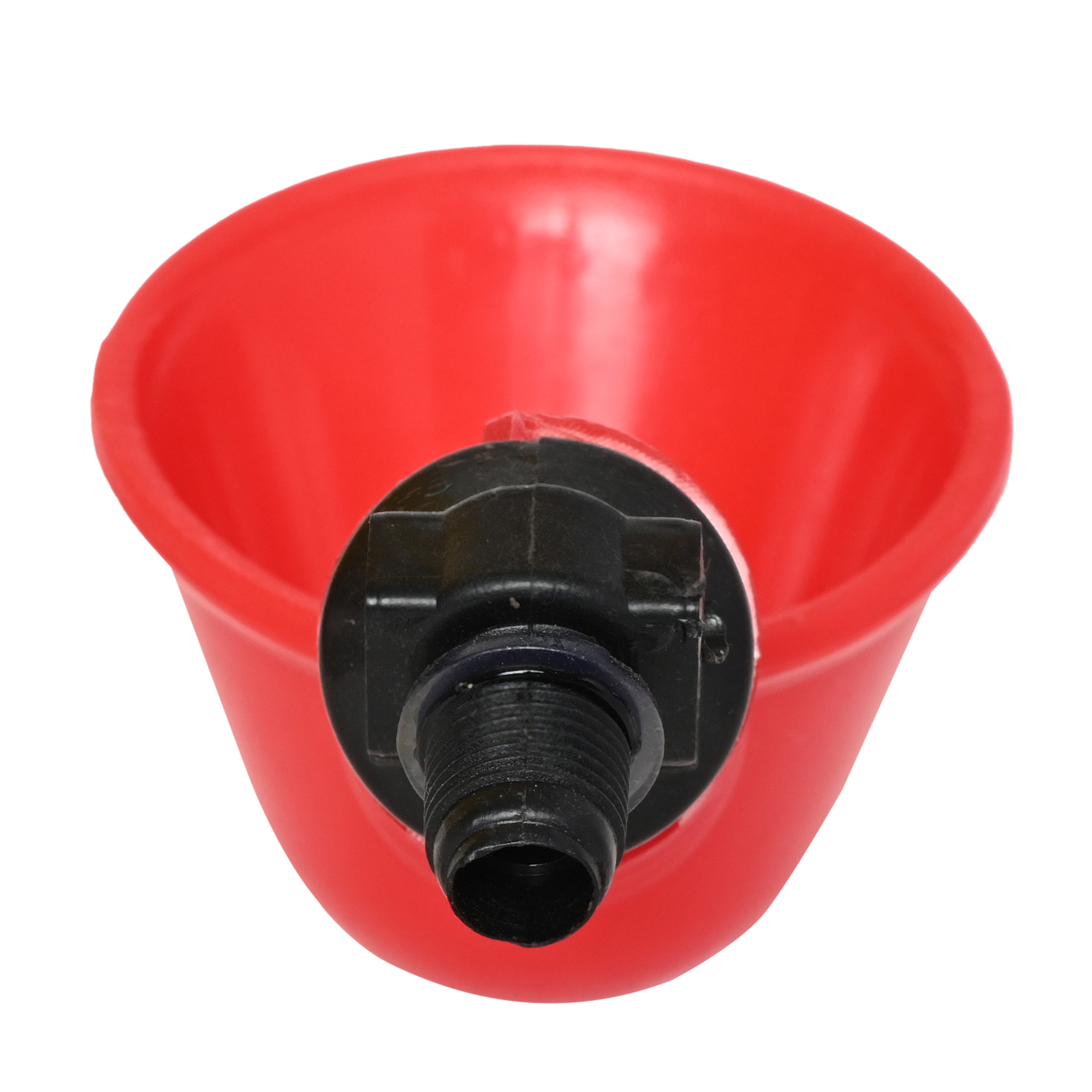 Poultry Water Drinker Nipple - Plastic Material, Red Color | Efficient Drinker Type For Poultry With Easy-to-use Nipple Design