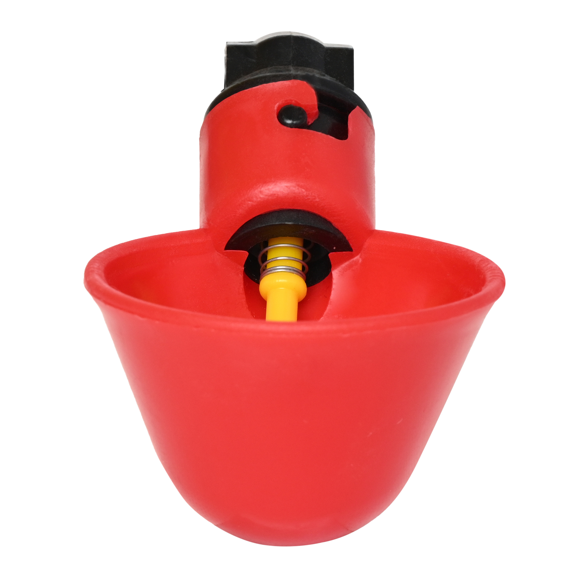 Poultry Water Drinker Nipple - Plastic Material, Red Color | Efficient Drinker Type For Poultry With Easy-to-use Nipple Design