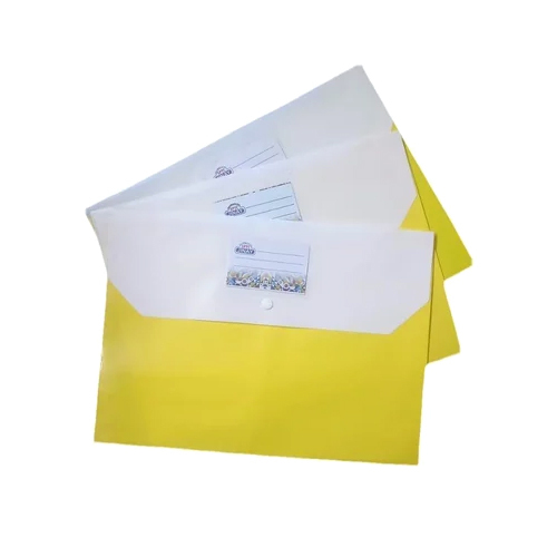 Color Coated Button File Folder - Plastic Material For Document Organization , High Quality With Various Sizes Available