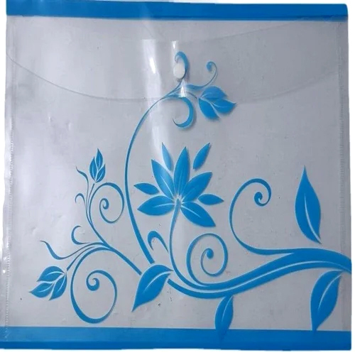 A4 Printed Button File Folder - Plastic Material, A4 Size | High Quality Design For Document Storage And Organization