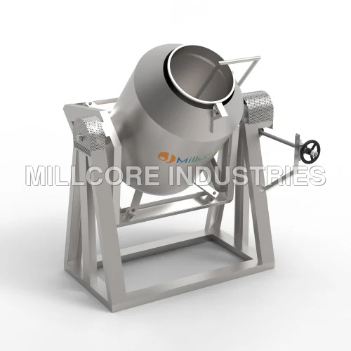Rotary Drum Roaster - Stainless Steel, Manual Control with Automatic Even Roasting | High Efficiency for Perfect Results in Commercial Kitchens & Bakeries