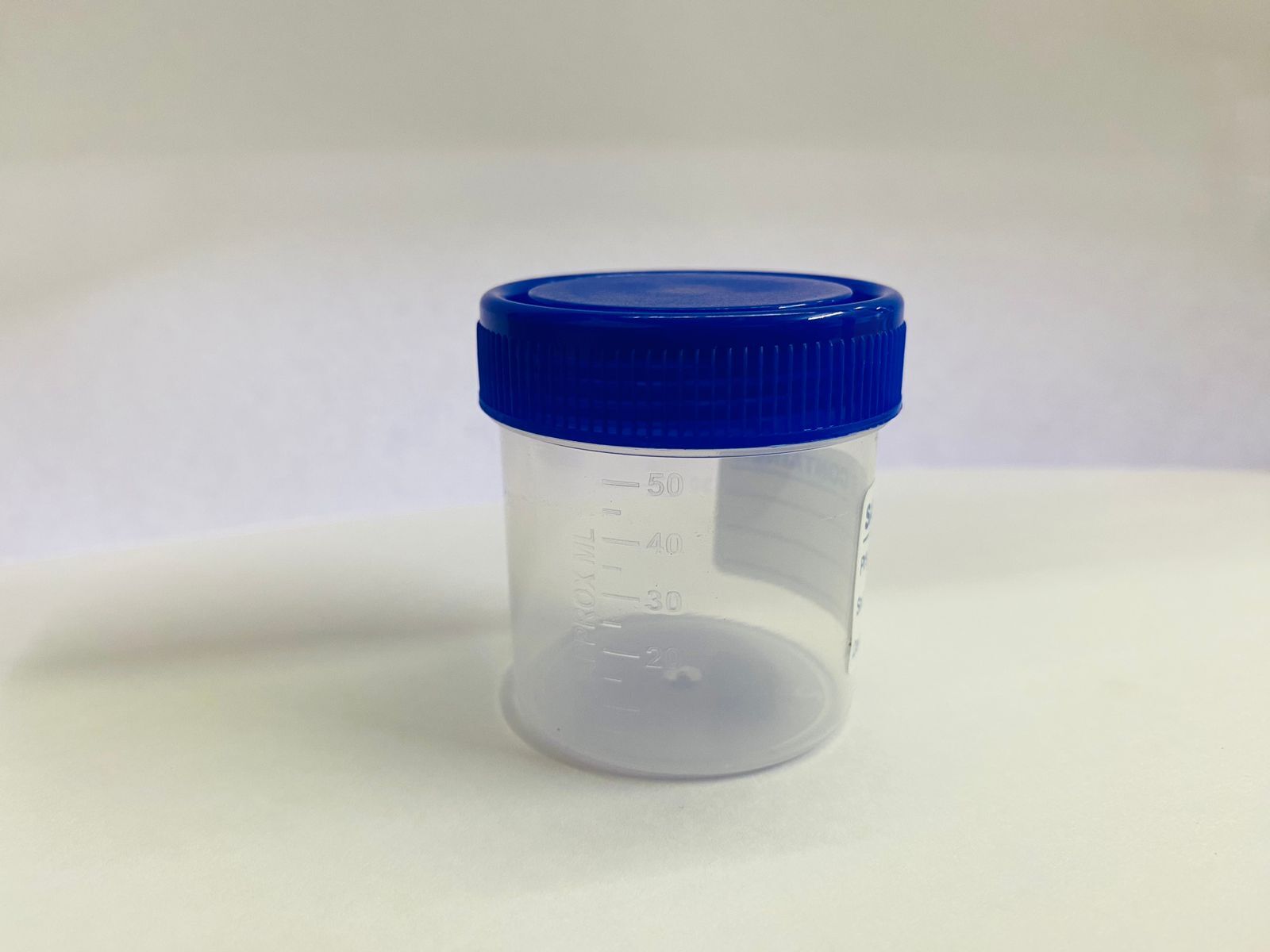 50 Ml Urine Container - Material: Plastic