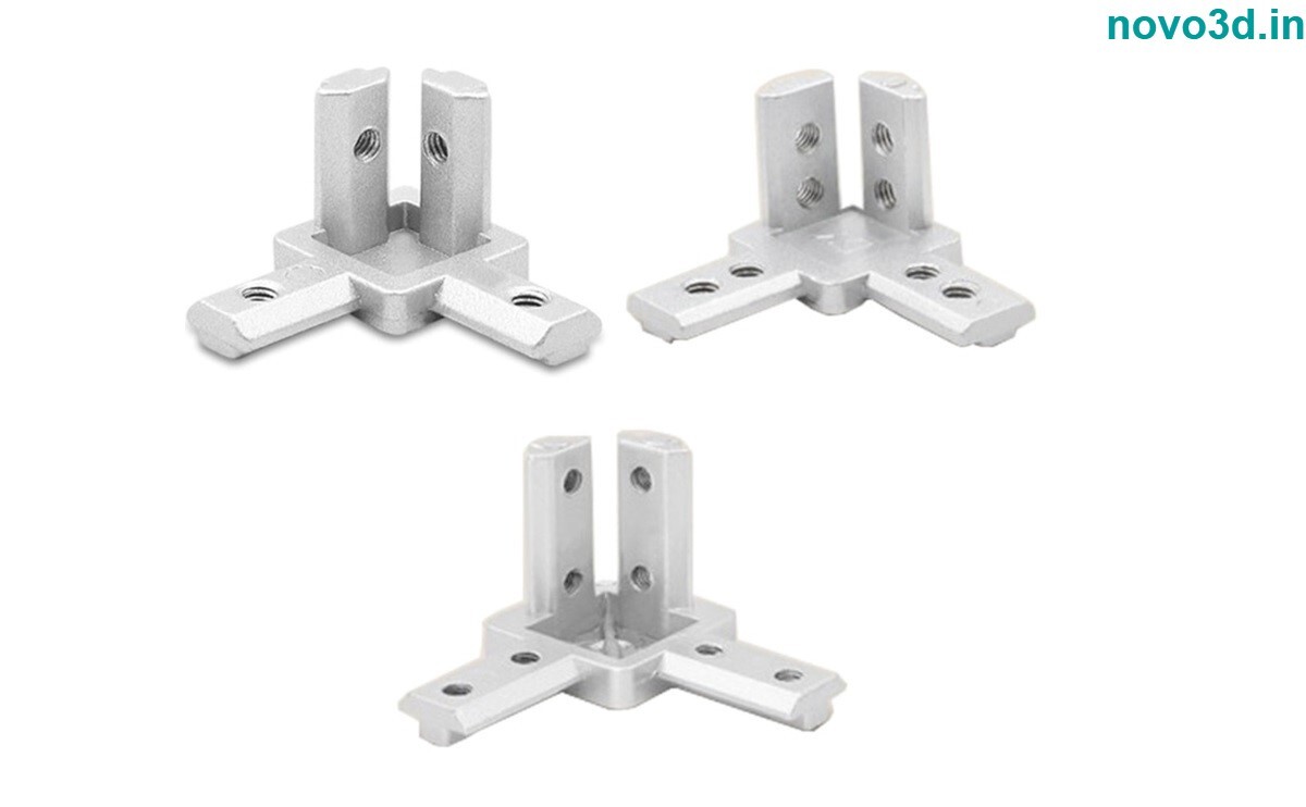 End Corner Bracket 3 Way Connector