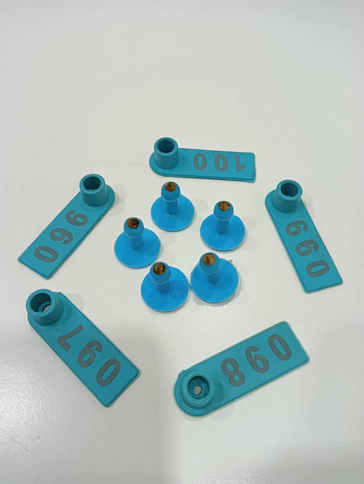 Sheep And Goat Ear Tag (Blue Colour) - Color: Blue