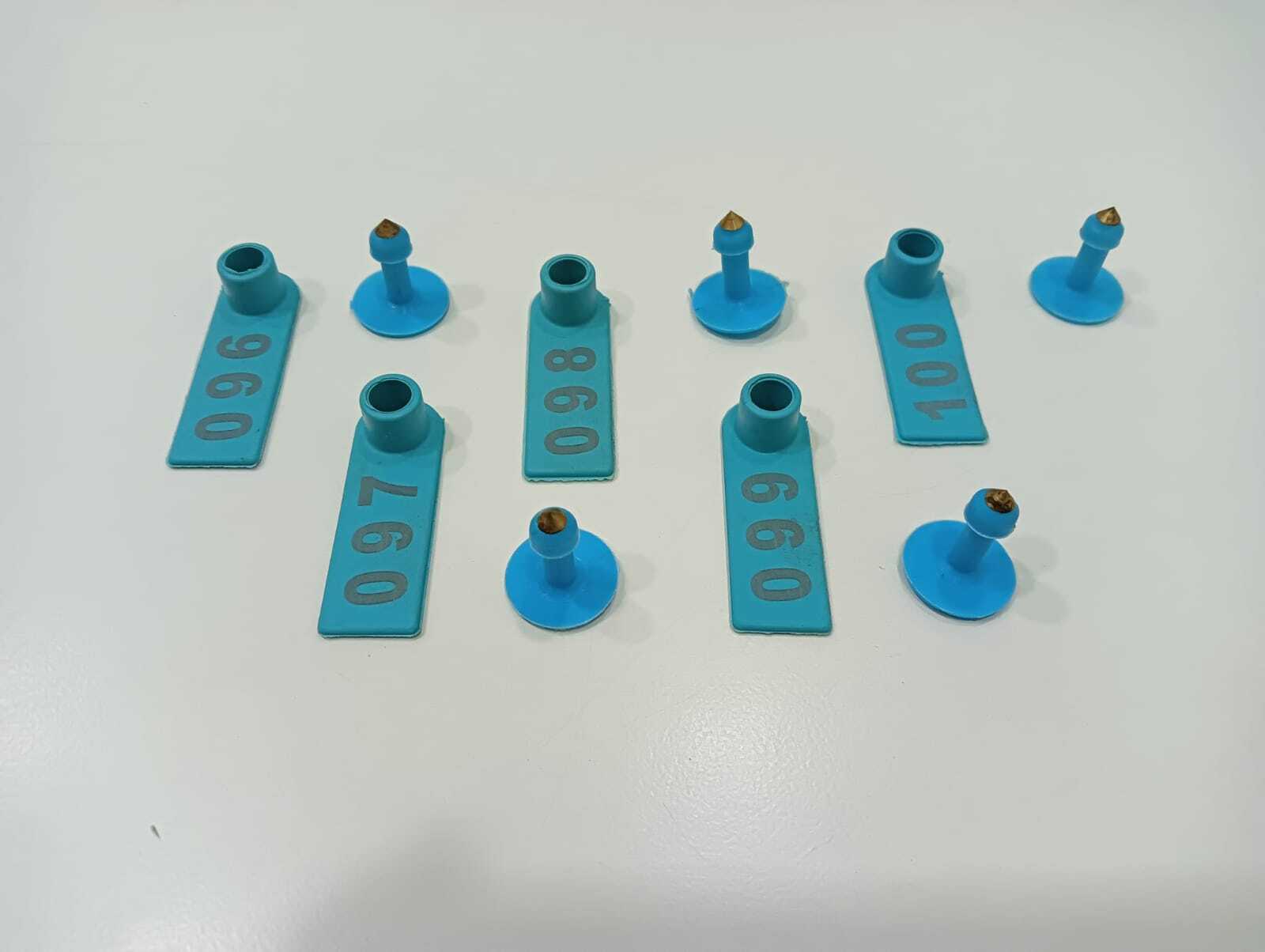 Sheep And Goat Ear Tag (Blue Colour) - Color: Blue