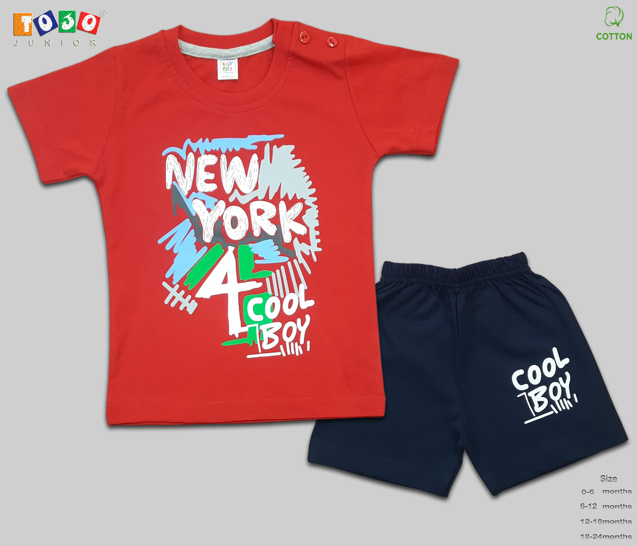 Baby Kids Wear Half Sleeve Suit