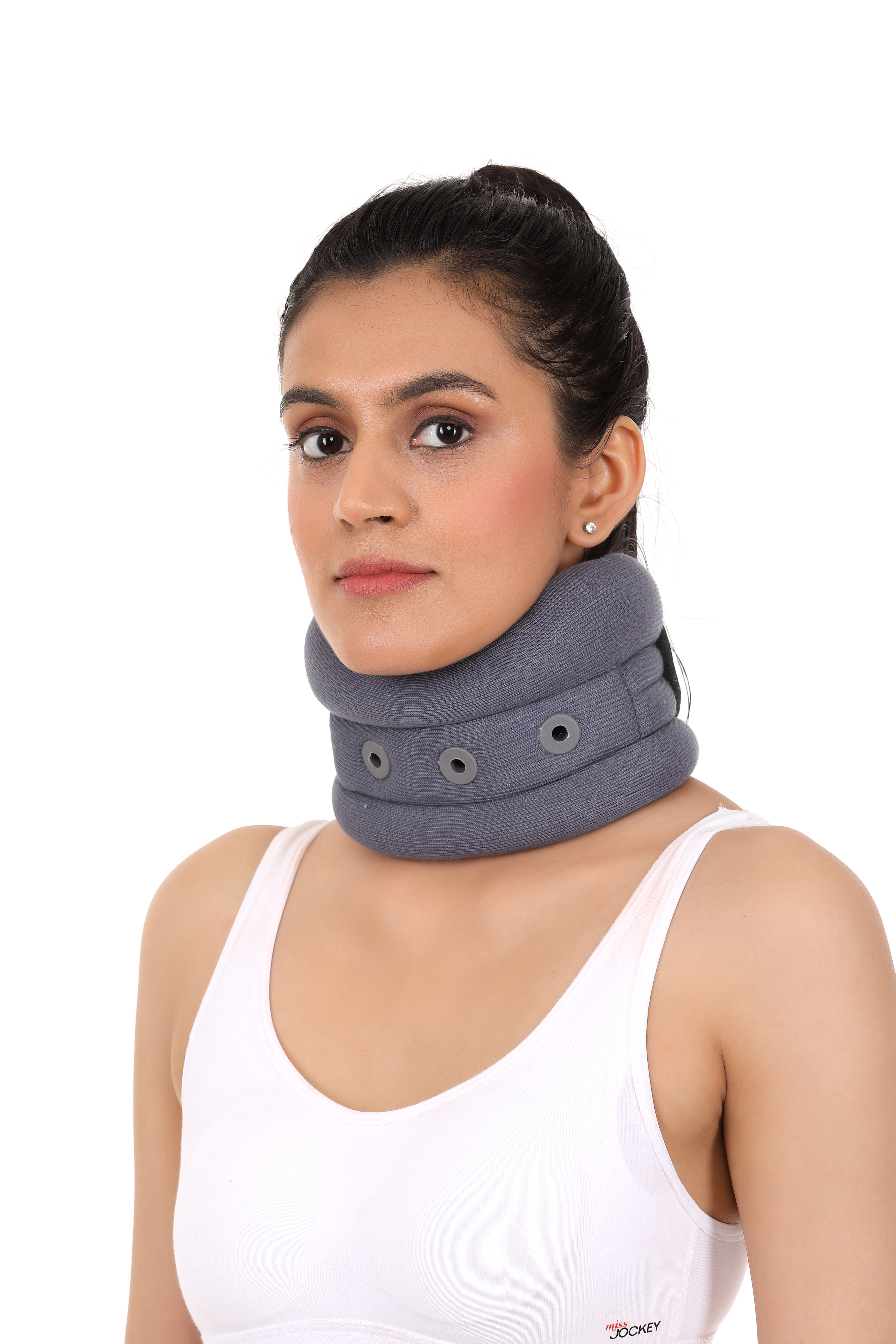 Soft Cervical Collar - Rubber Material, Foldable And Portable Design For Neck Support