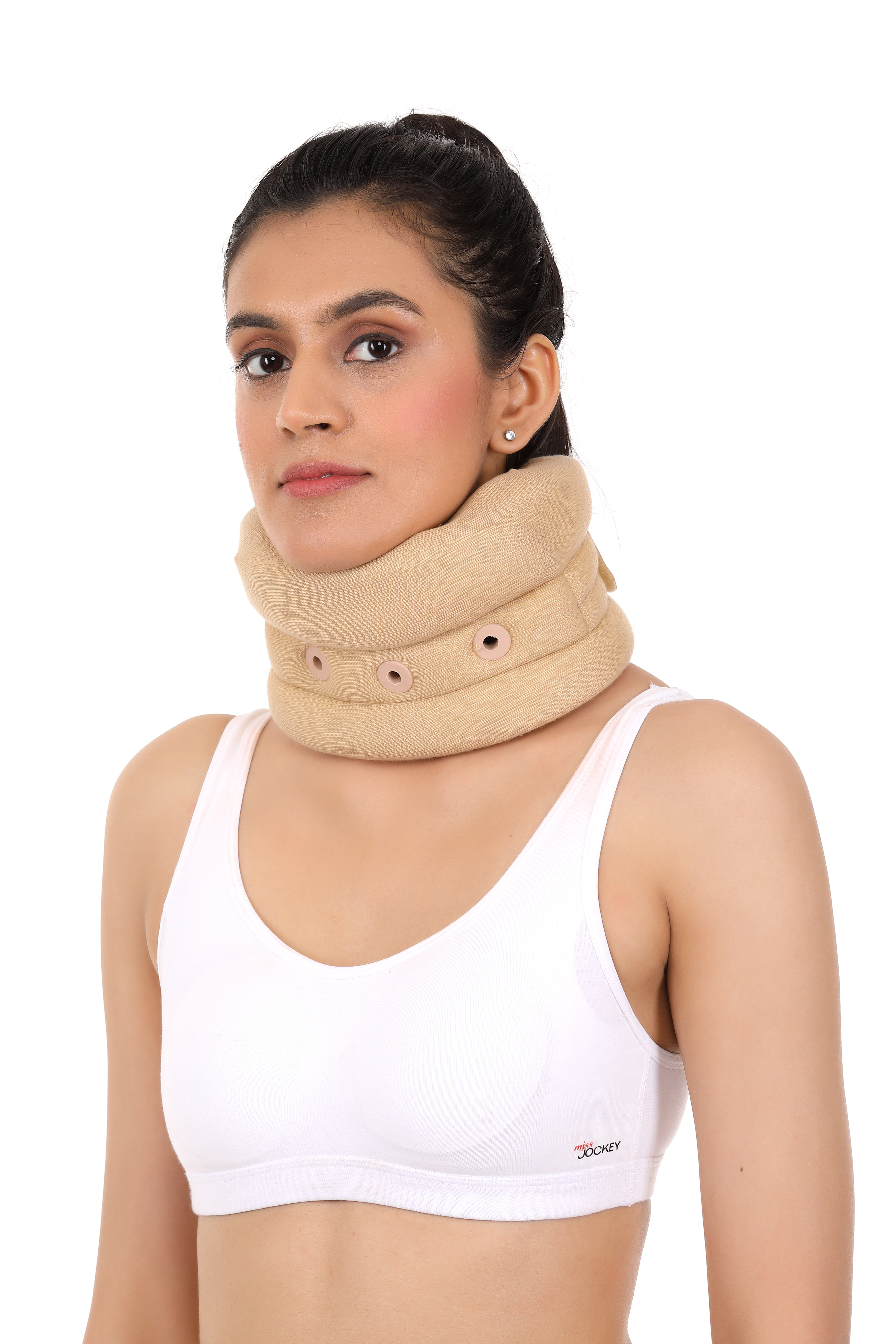 Soft Cervical Collar - Rubber Material, Foldable And Portable Design For Neck Support