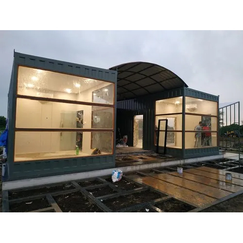 Prefabricated Portable Office Cabin - Door Material: Pvc Window