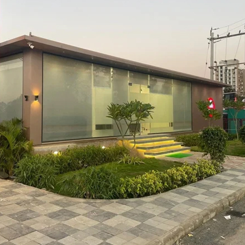 Premium Office Container - Door Material: Pvc Window