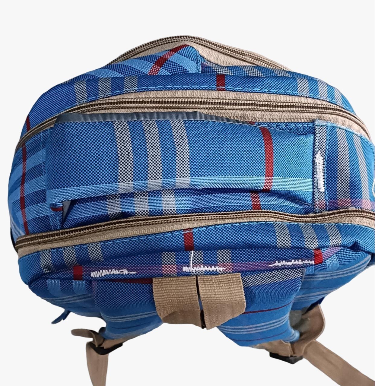School Bags - Pvc Material, 18x12 Inches Size | Customized Design, Zip Closure, Synthetic Build