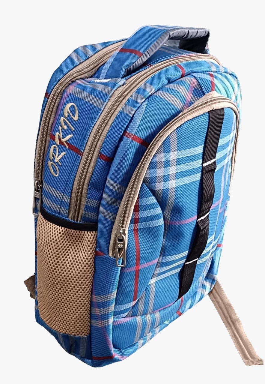 School Bags - Pvc Material, 18x12 Inches Size | Customized Design, Zip Closure, Synthetic Build
