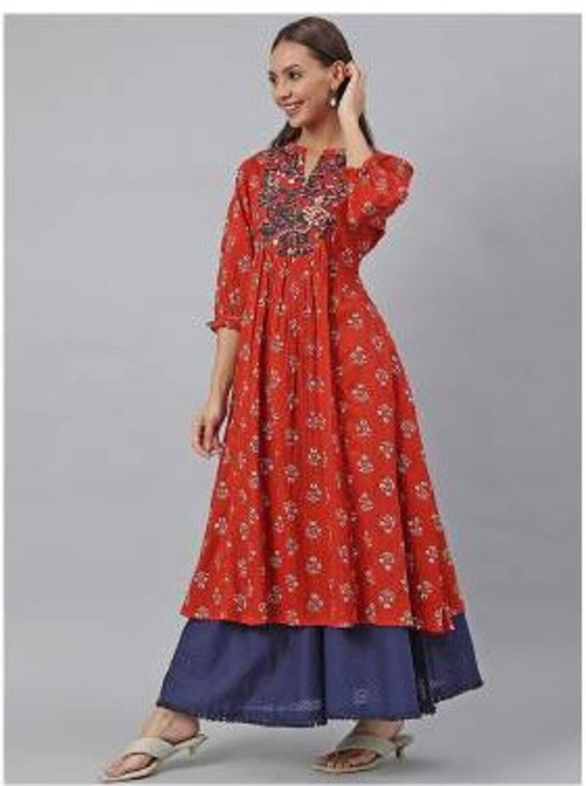 Black Ladies Fancy Kurti