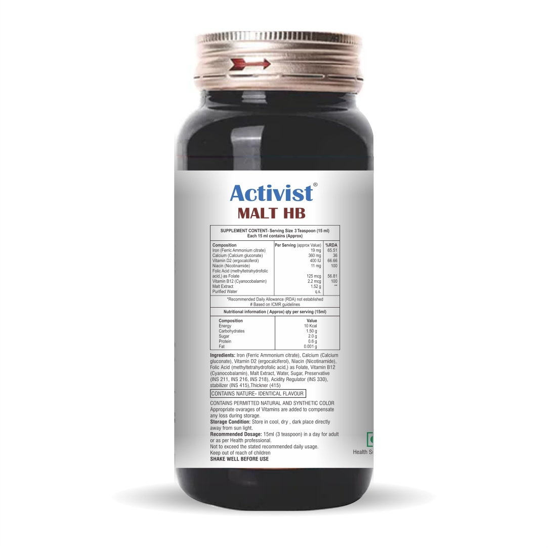 Activist Malt Hb Chocolate Spread - Shelf Life: 18 Months