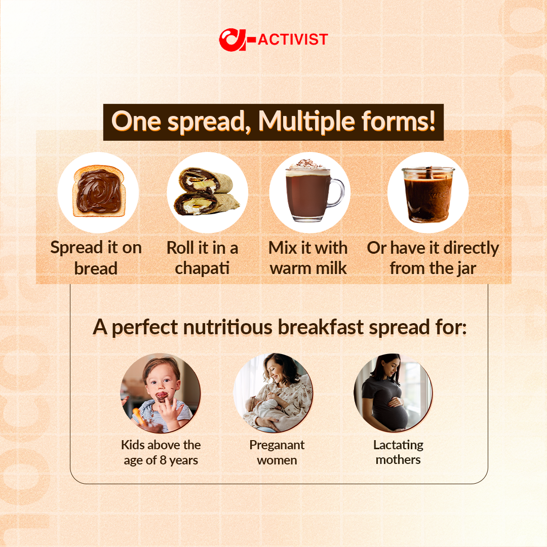 Activist Malt Hb Chocolate Spread - Shelf Life: 18 Months