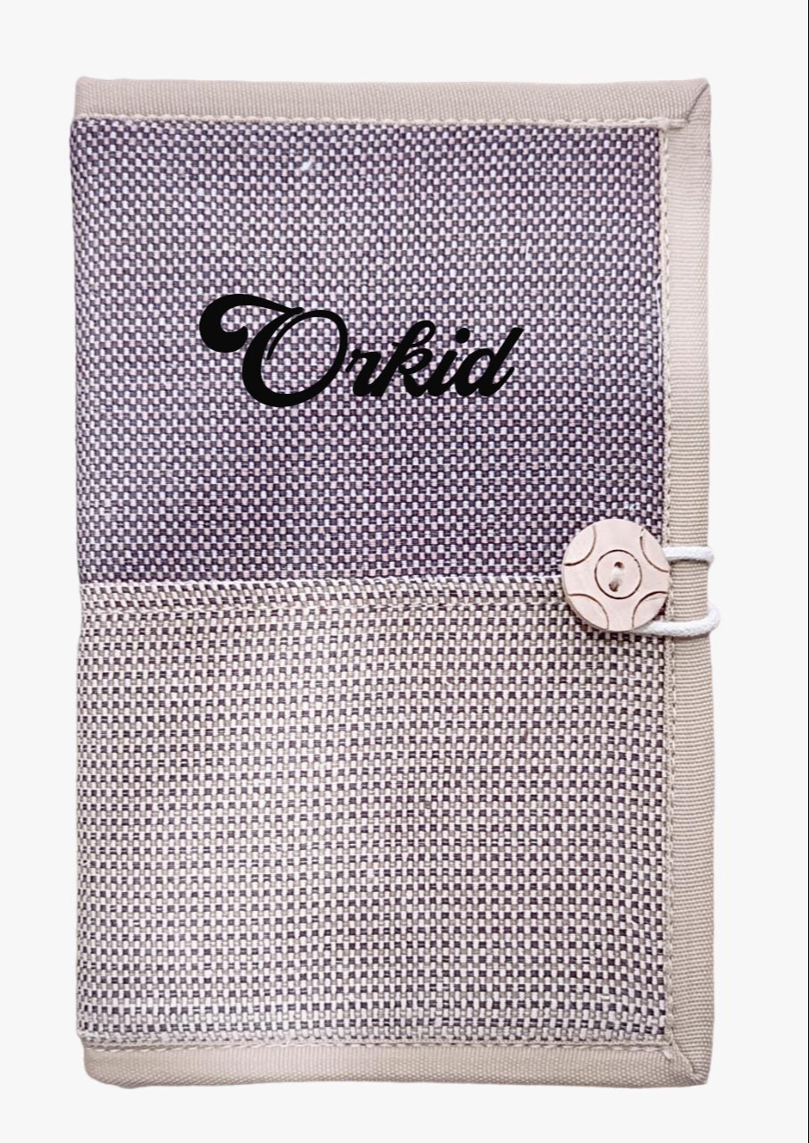 Grey Jute Folder Bag - Jute Material, A4 Size, Grey Color | Elegant Handcrafted Design For Corporate, Academic, Personal & Gift Use