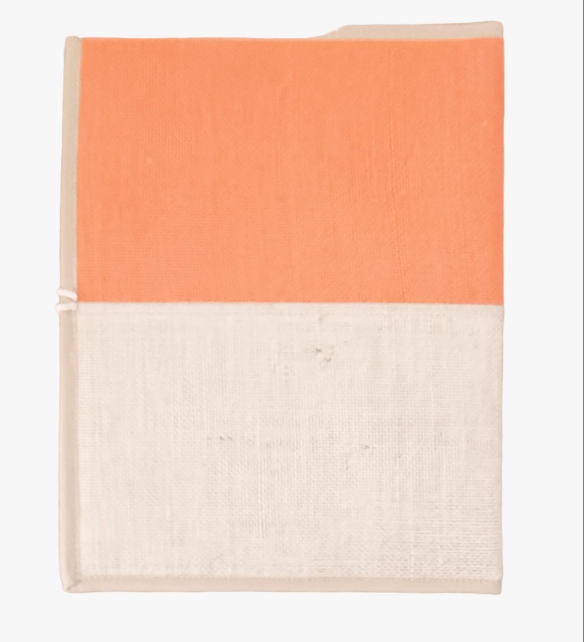 Orange Jute Folder Bag - Jute Material, A4 Size, Orange White Color | Elegant, Stylish, Eco Friendly, Handcrafted With Smooth Cloth Interior
