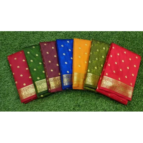 Embroidered Work Saree - Multicolor, Wedding Wear | Elegant Embroidery Pattern
