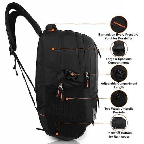 President Half Moon Bag - Color: Black