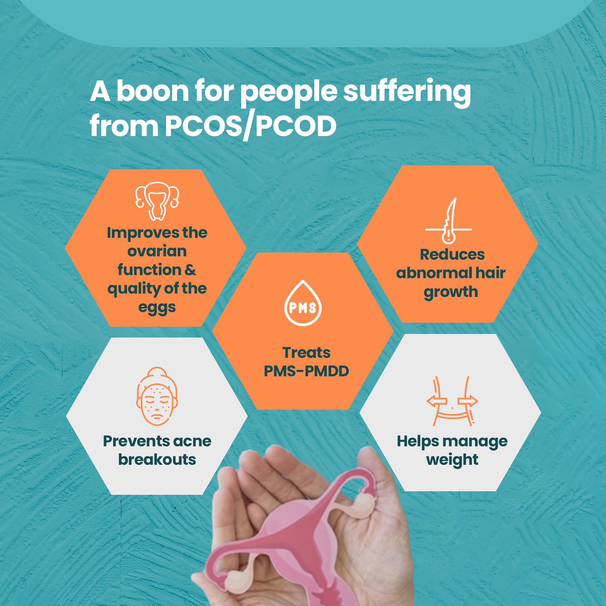 Activist Pcod Natural Treatment 60 Tablets - Ingredients: Myo-inositol | D-chiro Inositol | N-acetyl L-cysteine | L-methyl Folate Calcium | Zinc | Chromium Picolinate | Selenium | Vitamin D3