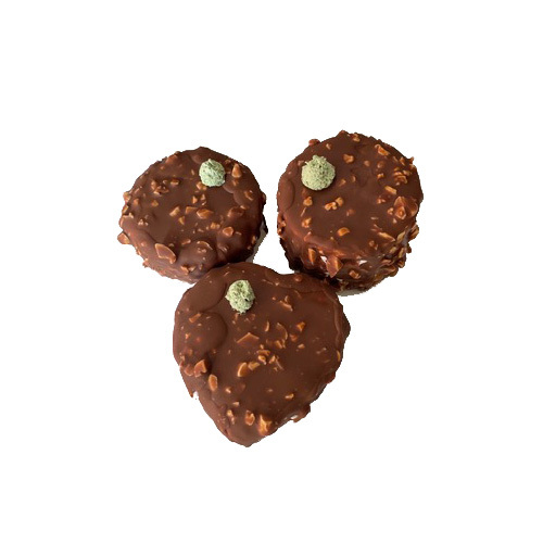 चॉकलेट फ्रेश कारमेल नौगट पेटिट बार