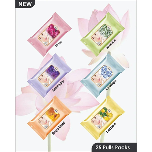 Pure Facial Cleansing Wipe - Non-woven Material, 25 Pulls | Ideal For Travel, Gentle Cleansing For On-the-go Freshness
