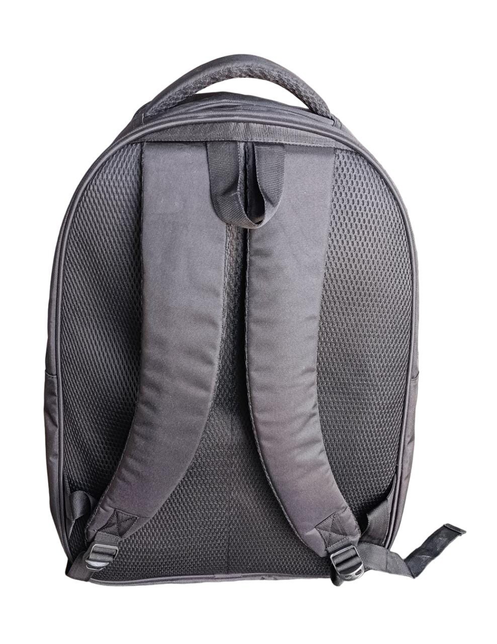 School Backpack Black - Pu Synthetic, 12x19 Inches, 25l Capacity, Black | Multi-compartment, Water-resistant, 17" Laptop Padded Safety