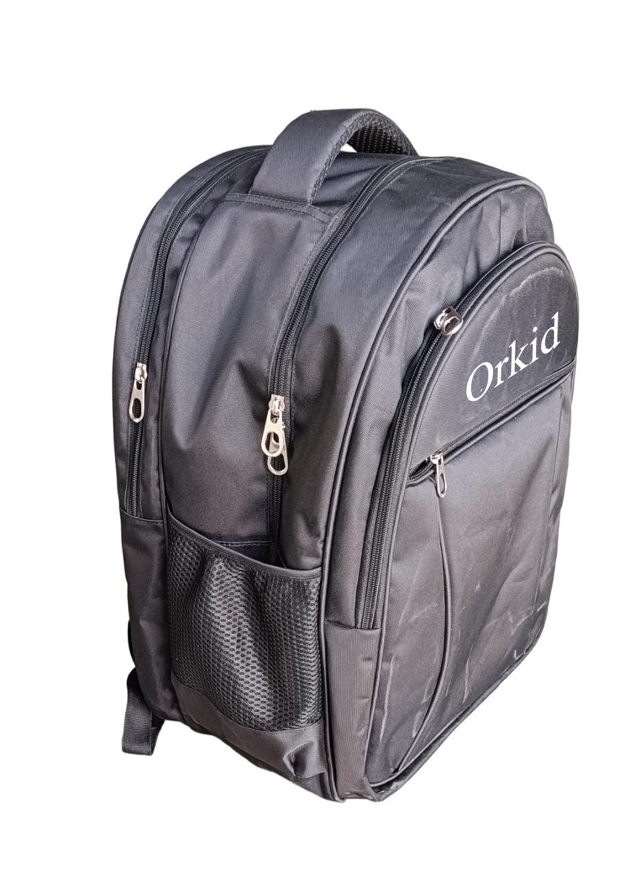School Backpack Black - Pu Synthetic, 12x19 Inches, 25l Capacity, Black | Multi-compartment, Water-resistant, 17" Laptop Padded Safety