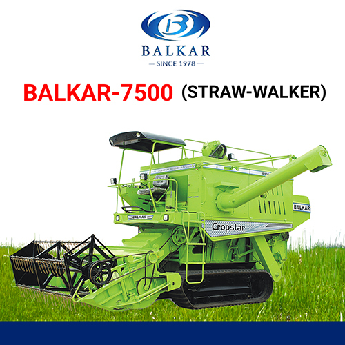 Balkar-7500 Straw-walker Combine Harvesters - Engine Type: Air Cooled