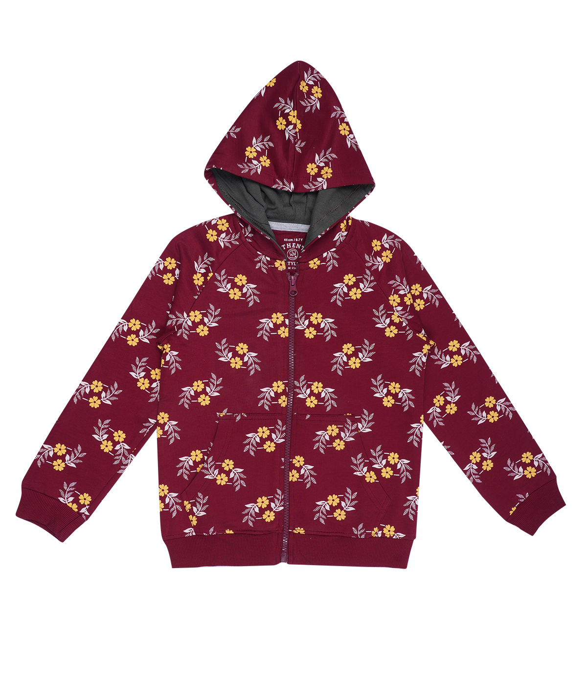 Kids Printed Hoodies - Cotton Blend, Size S | Warranty Included, Designed For Girls
