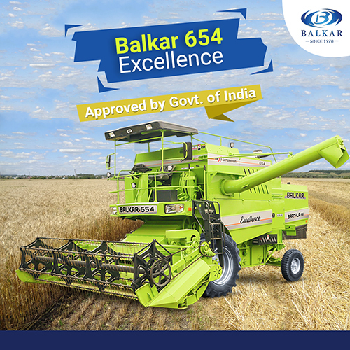 Balkar 654 Excellence Combine Harvesters Engine Type: Air Cooled