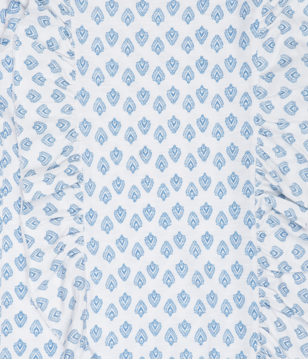 Girls White Print Top - Cotton Blend, Multicolor | Unique Design For Everyday Wear, Stylish And Comfortable For All Occasions