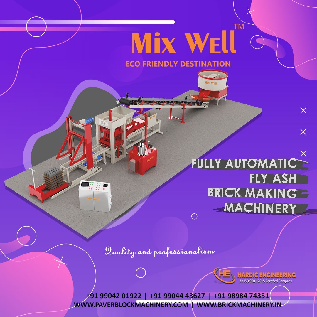 Fly Ash Brick Making Machine - Capacity: 2000-2500 Pcs/hr