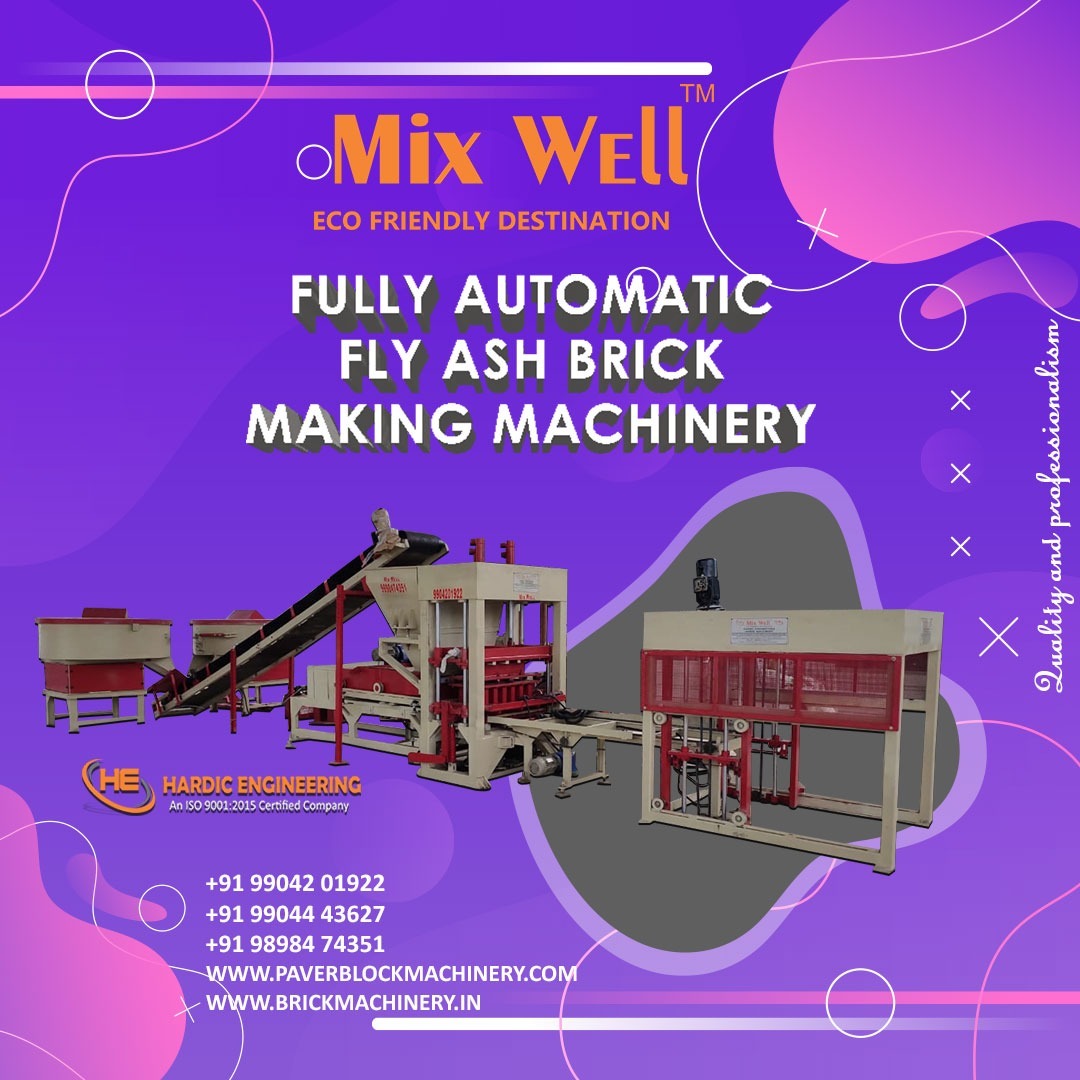 Fly Ash Brick Making Machine - Capacity: 2000-2500 Pcs/hr