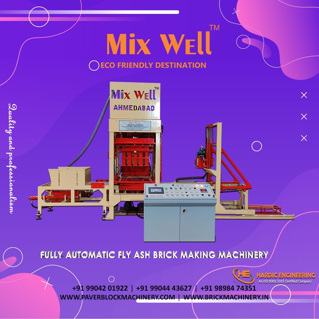Fly Ash Brick Making Machine - Capacity: 2000-2500 Pcs/hr