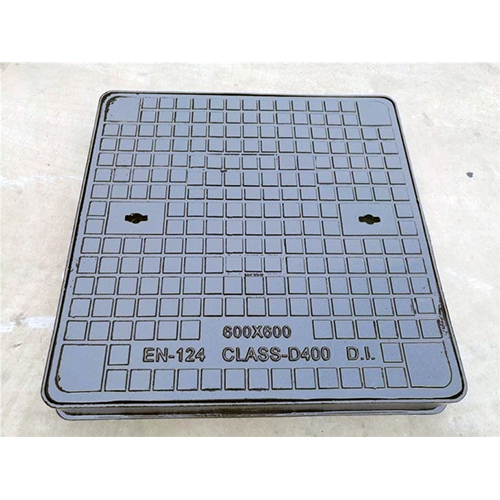 Ductile Iron Double Triangular Manhole Cover Base Dimension: As Per Requirements