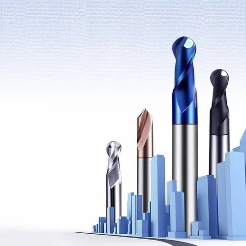 Solid Carbide End Mills 55 Hrc - Stainless Steel, Size 1mm To 20mm, Bronze Coating | Industrial Use For Mild & Die Steel Applications