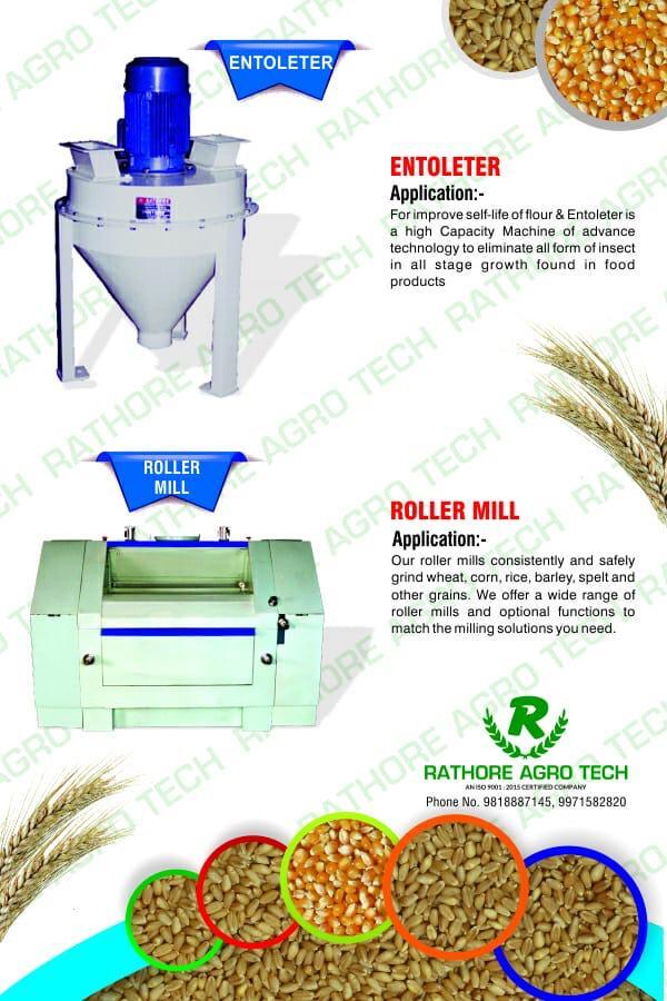 3 Ton Per Hour Roller Flour Mill - Automation Grade: Automatic