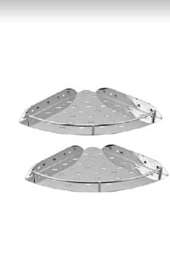 स्टील बाथरूम कॉर्नर शेल्फ