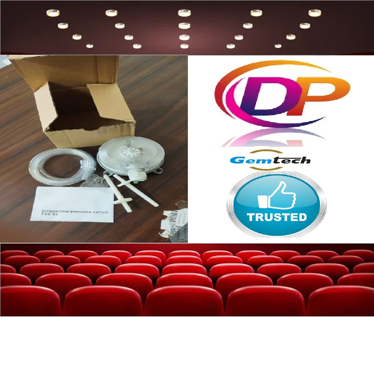 Gemtech Differential Pressure Switch By Nellore Andhra Pradesh - Color: White