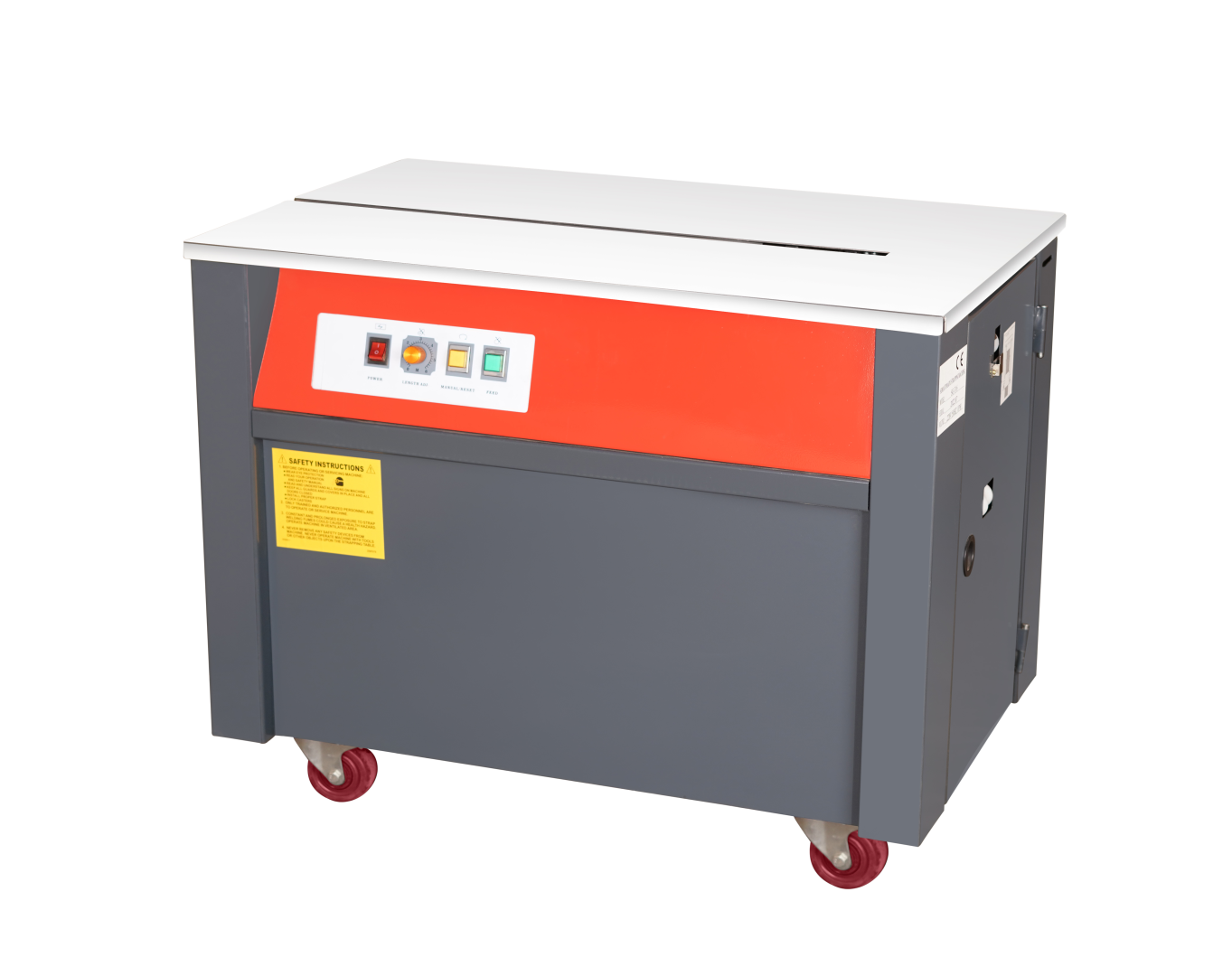 Semi Automatic Box Strapping Machine - Mild Steel Build, Blue Color | Efficient Strapping Solution For Durable Packaging