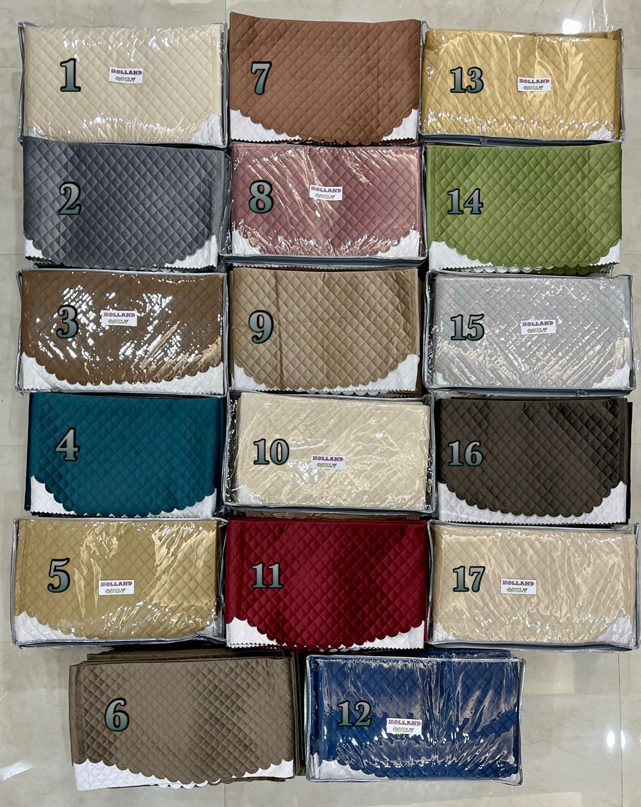 Sunrise Holland Quilt Sofa Panel 50 Piece Roll - Pattern: Plain Dyed