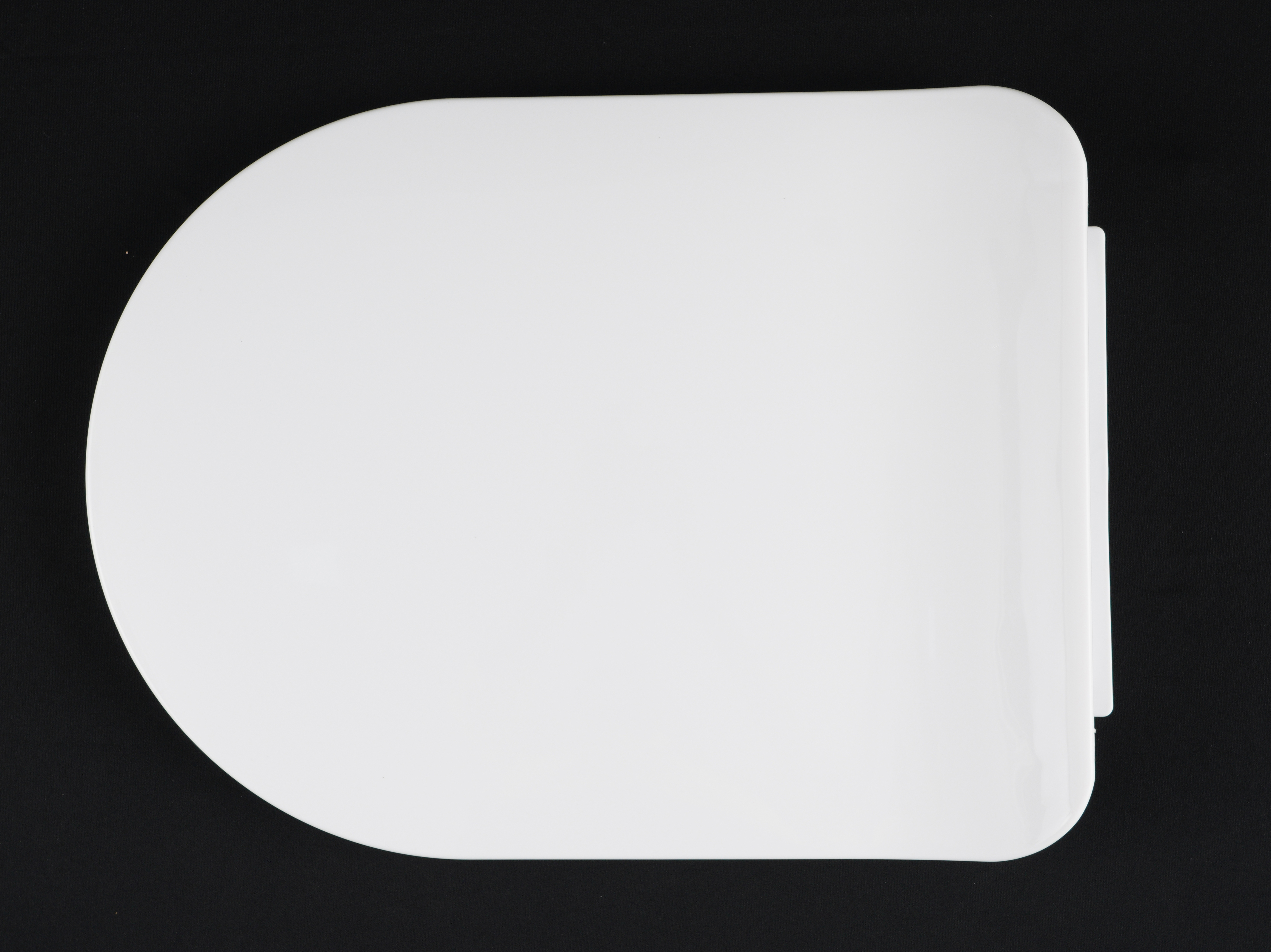 Toilet Seat Cover - Plastic Material, 1000g Weight | Elegant White Finish