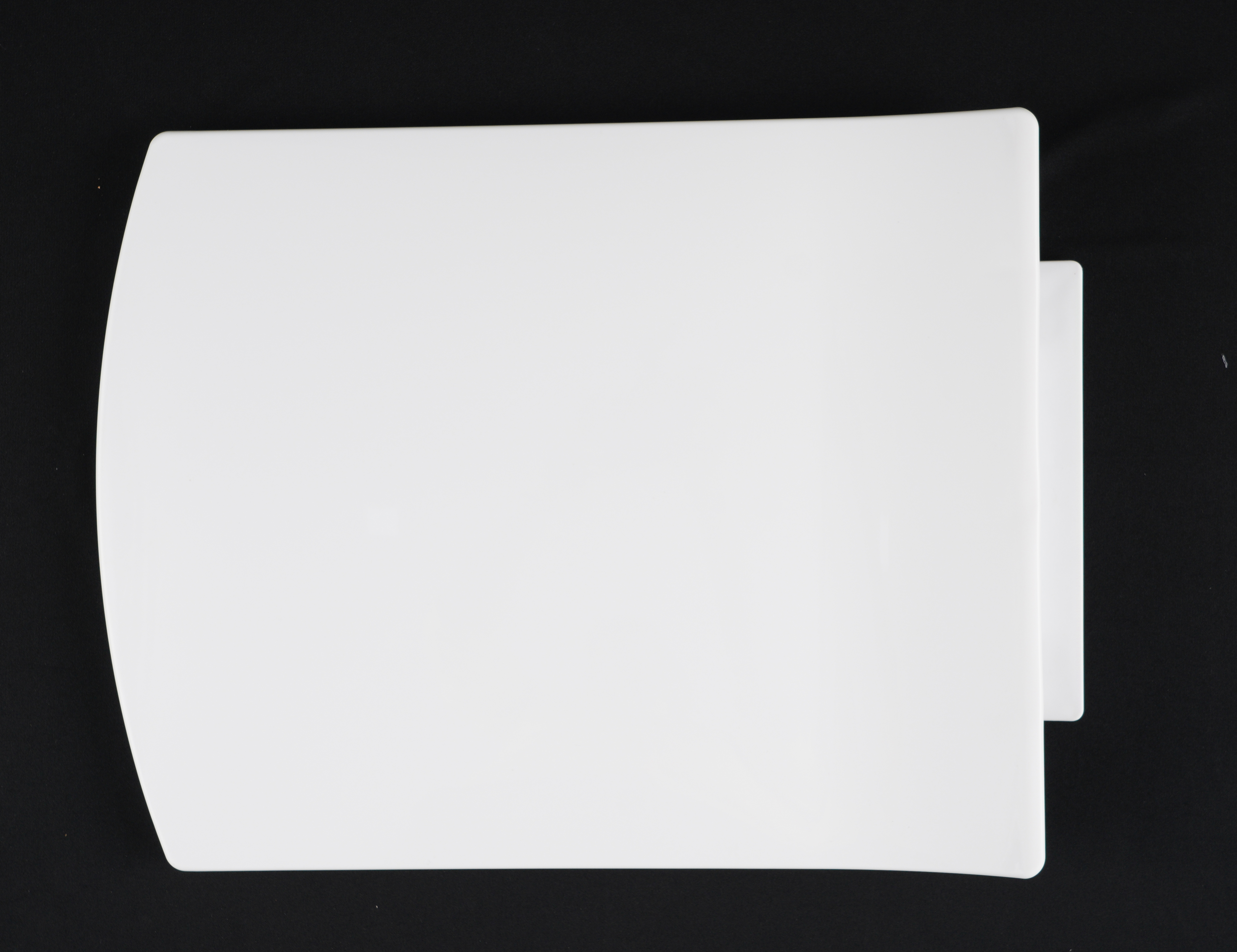 735 Slim - Plastic, Floor Mounted, Square Shape, 1200 Gsm | White Finish For Enhanced Durability And Modern Aesthetic