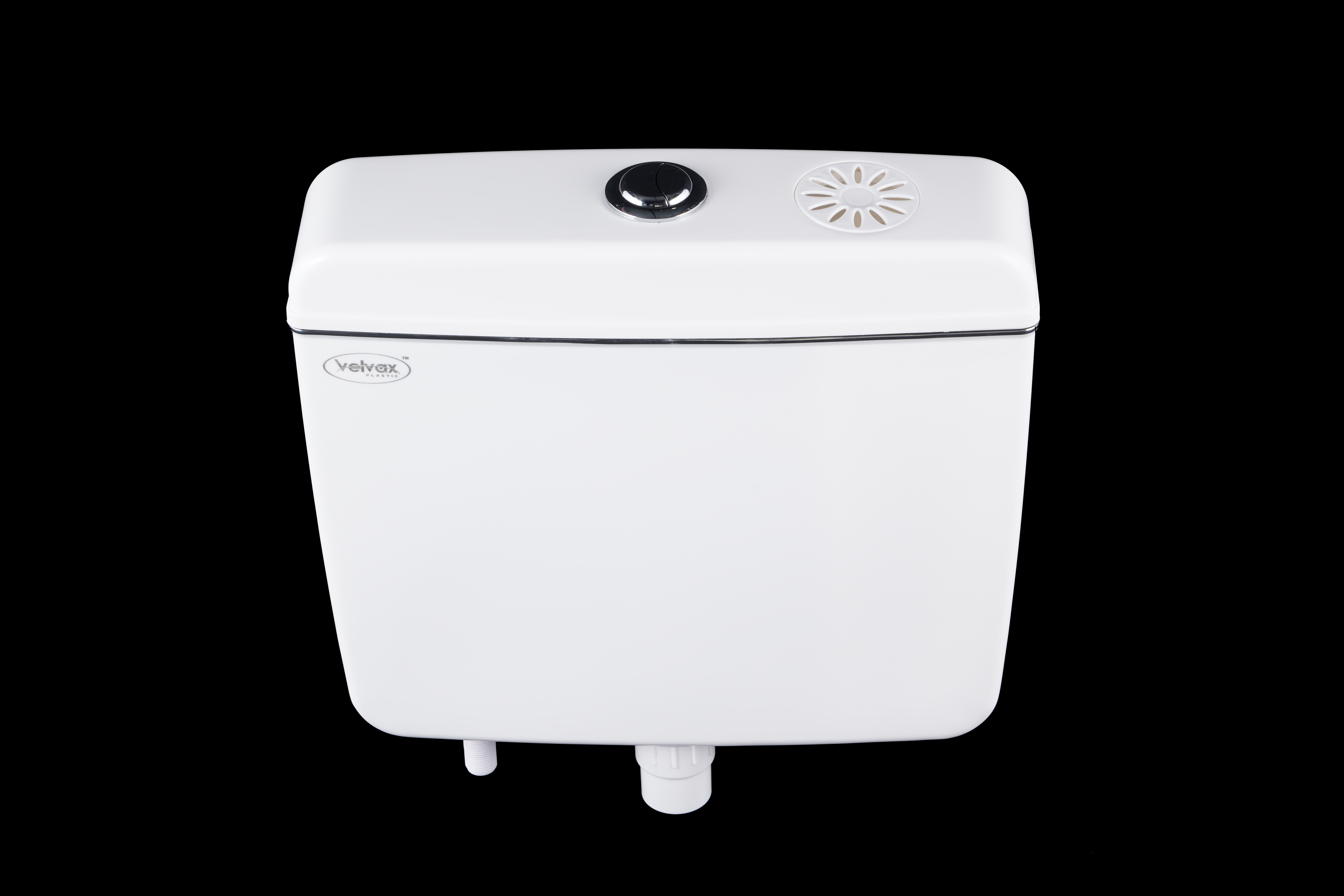 Slim Dual Tank - Plastic Material, Volume Capacity Options, White Color | Leak Proof, Easy To Use And Install, Long Service Life